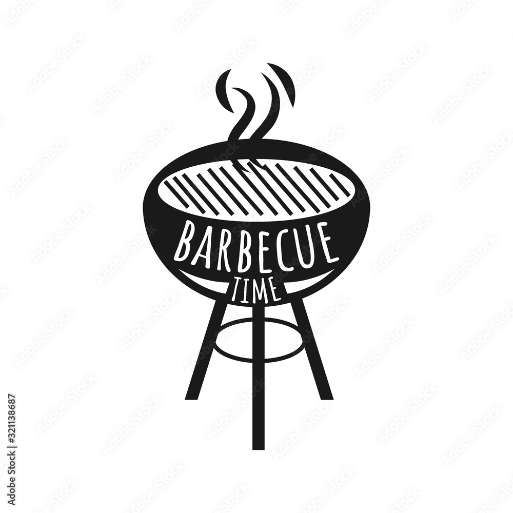 BBQ time. Hand drawn typography poster.Vector Typography. BBQ time. Hand drawn typography poster.Vector Typography.