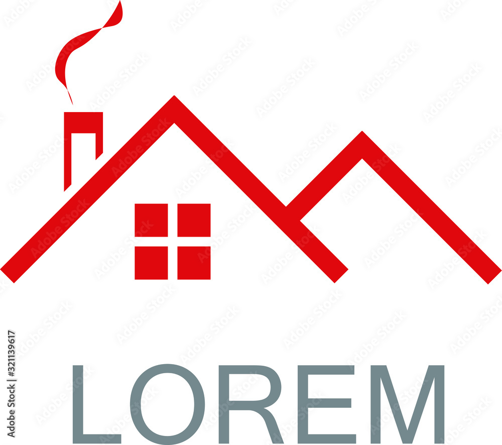 Fototapeta premium house for sale logo