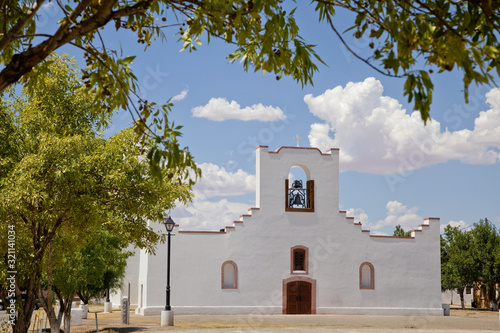 Bild auf Leinwand Soccorro Mission, Soccorro, Texas