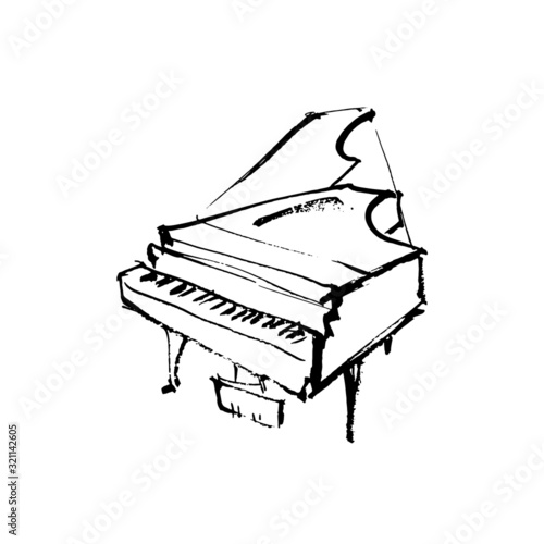 piano illustration
