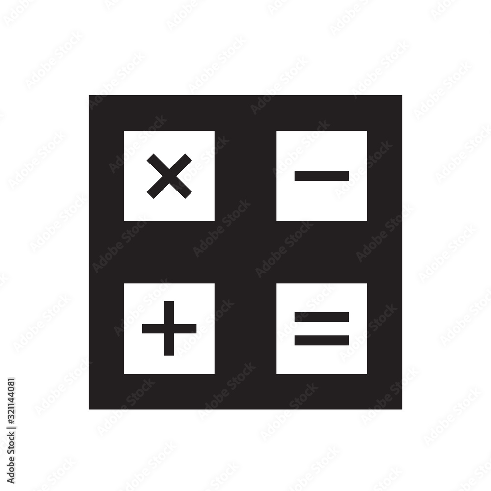 Calculator icon vector Calculator icon vector