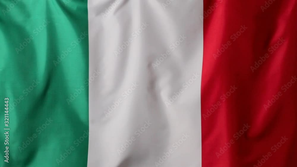 Close-up of an Italian flag Close-up of an Italian flag