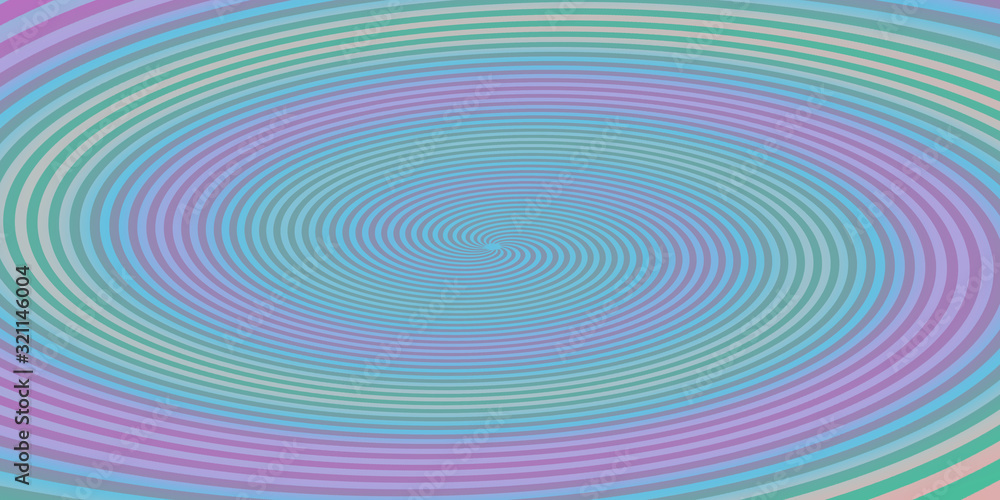 Obraz premium An abstract iridescent psychedelic spiral background image.