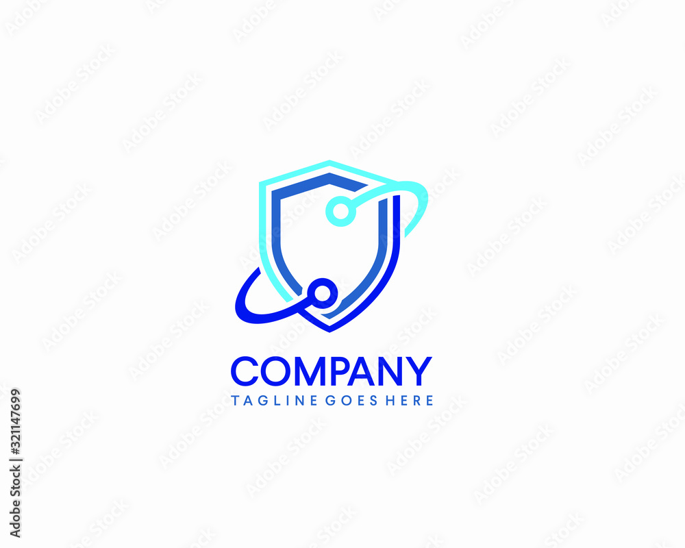 security shield template vector security shield template vector