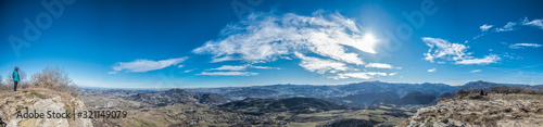 Panoramic view in Castelnovo ne Monti © Aerdna Photo
