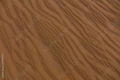 Sandwaves on dunes in Saudi-Arabia