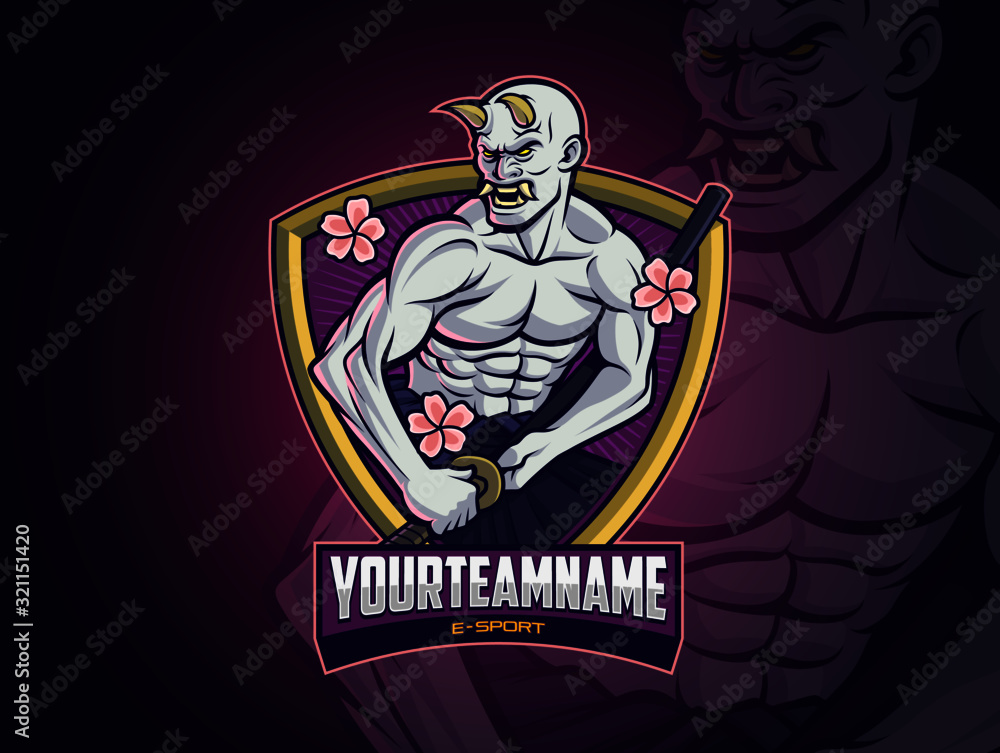 Hannya Demon Esports logo design for your squad Hannya Demon Esports logo design for your squad