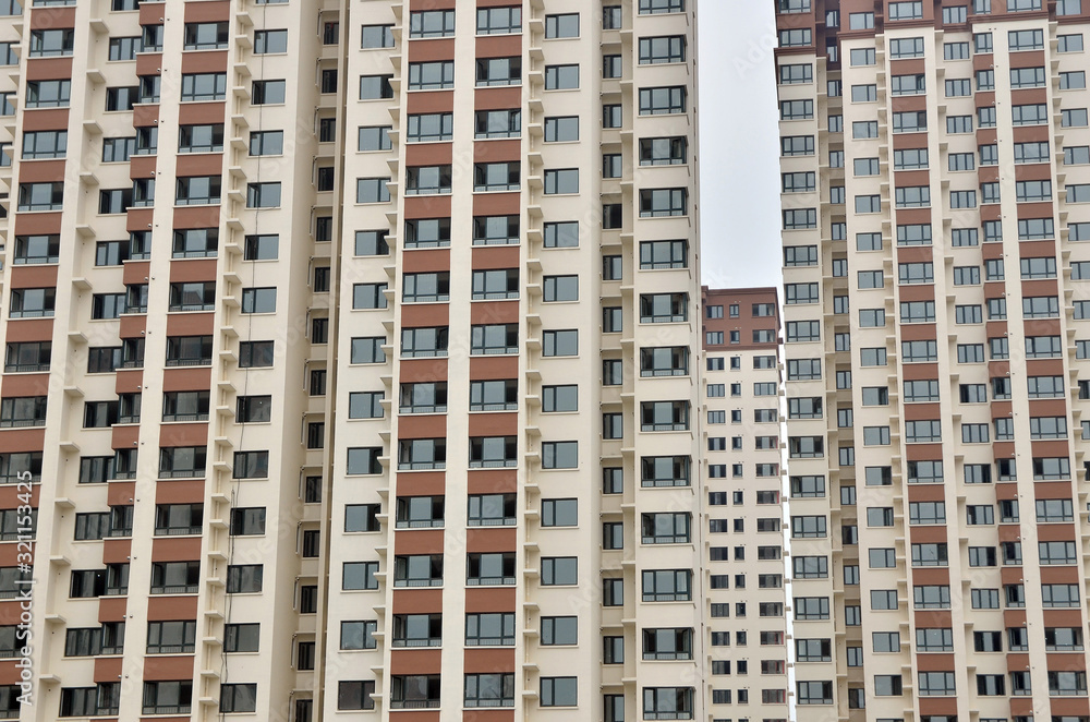 modern building in hong kong