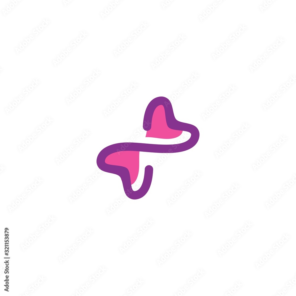 Obraz premium Love Logo Vector