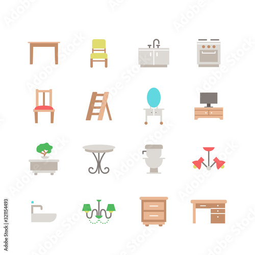 FURNITURE ICON SET