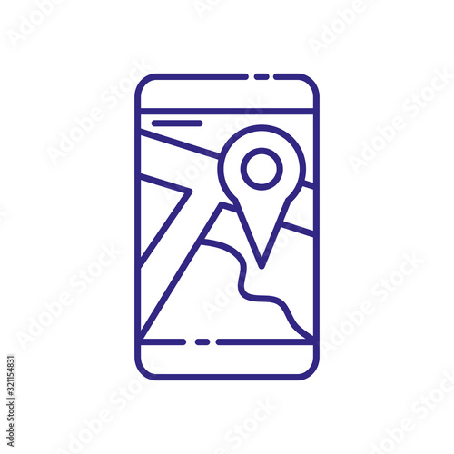 Gps mark design, Map travel navigation route road location technology search street and direction theme Vector illustration