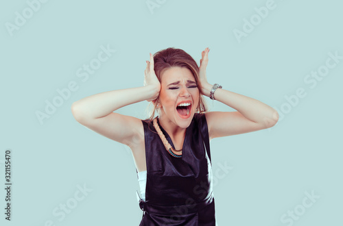Картината върху платно Stress