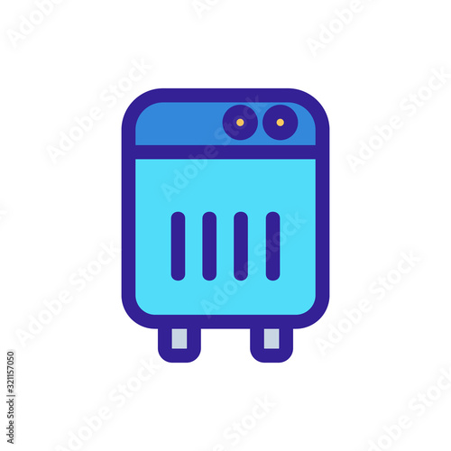 air purifier icon vector. Thin line sign. Isolated contour symbol illustration