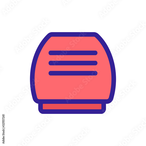 air purifier icon vector. Thin line sign. Isolated contour symbol illustration