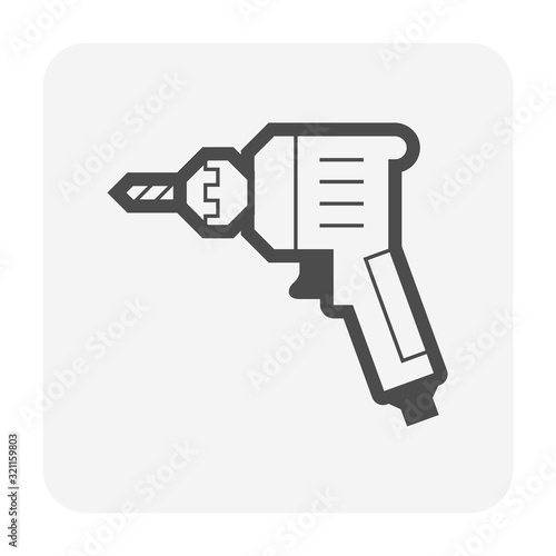 auger drilling icon