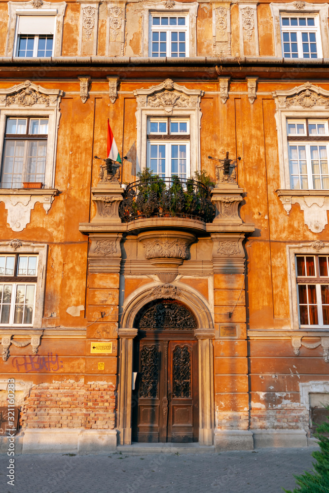 Old building in Esztergom, Hungary.
