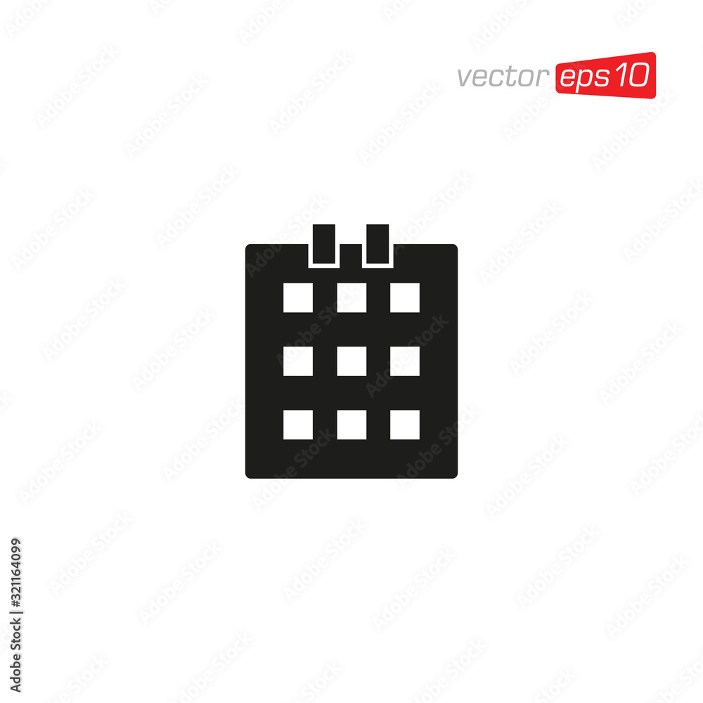 Calendar Icon Design Vector Template