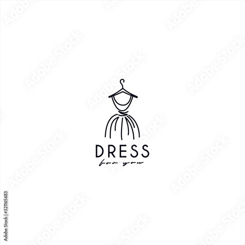 Fashion for Girl logo design template idea