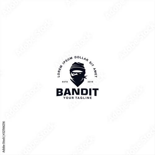 Bandit Logo design template inspiration