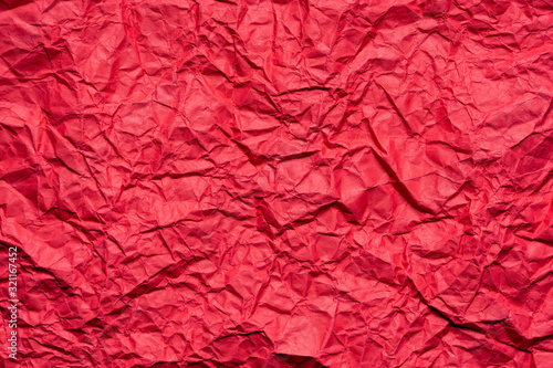 Wallpaper Mural Red crumpled paper background or texture in detail Torontodigital.ca