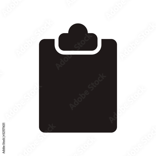 Clipboard, checklist, task icon in trendy flat style design. Vector graphic illustration. Clipboard icon for website design, logo, and ui. Pixel perfect. EPS 10.