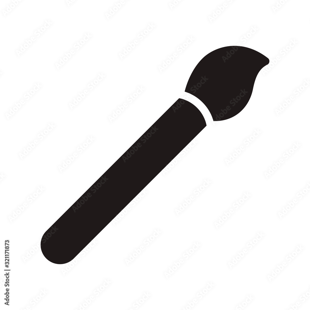 Paint brush icon in trendy flat style design. Vector graphic illustration. Brush icon for website design, logo, and ui. EPS 10. Paint brush icon in trendy flat style design. Vector graphic illustration. Brush icon for website design, logo, and ui. EPS 10.