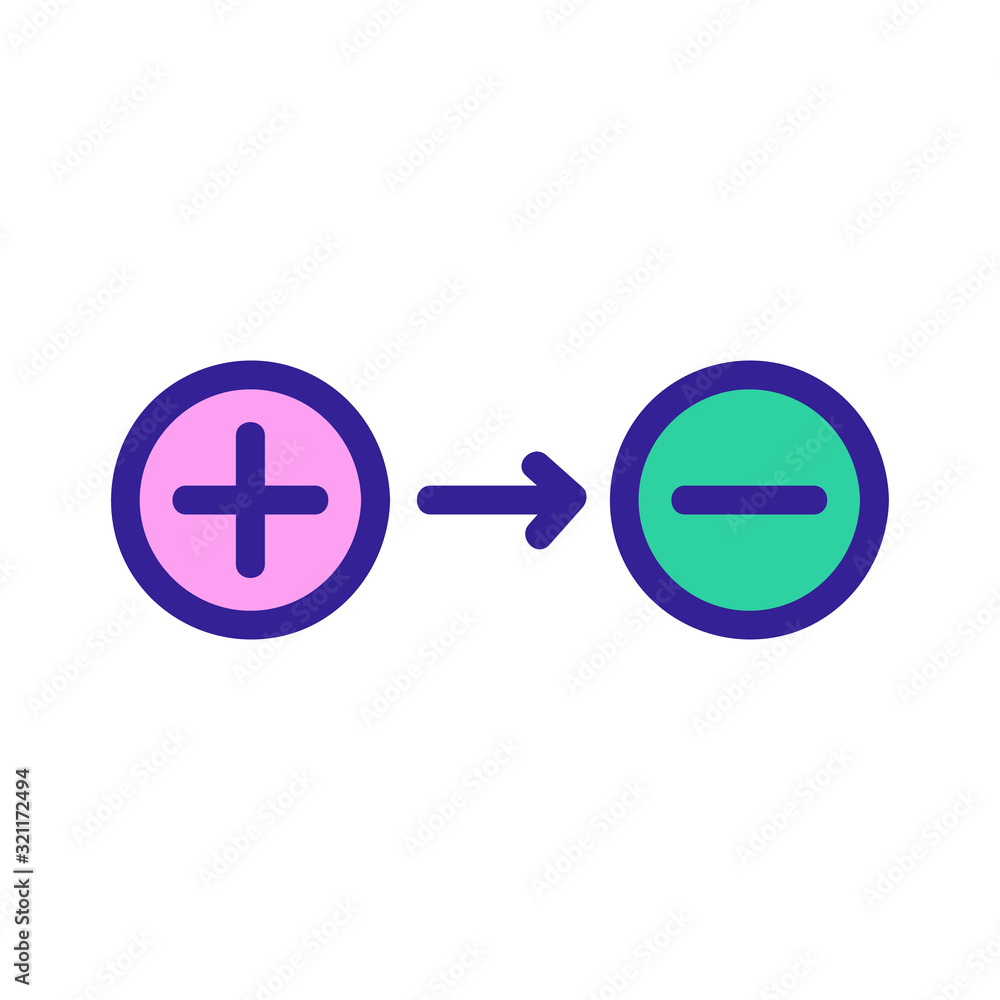 magnet icon vector. Thin line sign. Isolated contour symbol illustration magnet icon vector. Thin line sign. Isolated contour symbol illustration