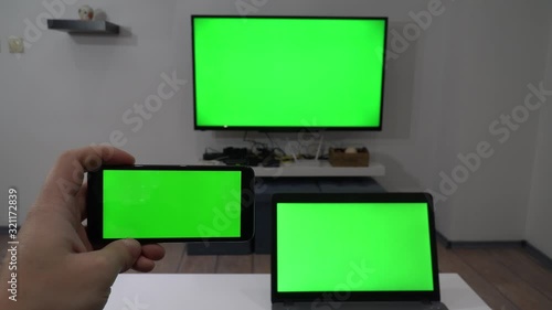 Cast smartphone on a computer or tv