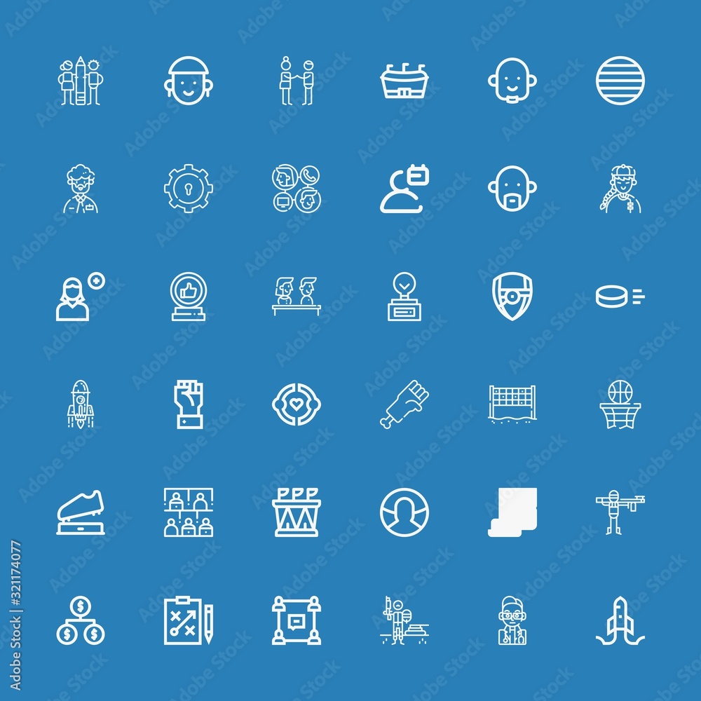 Editable 36 team icons for web and mobile Editable 36 team icons for web and mobile