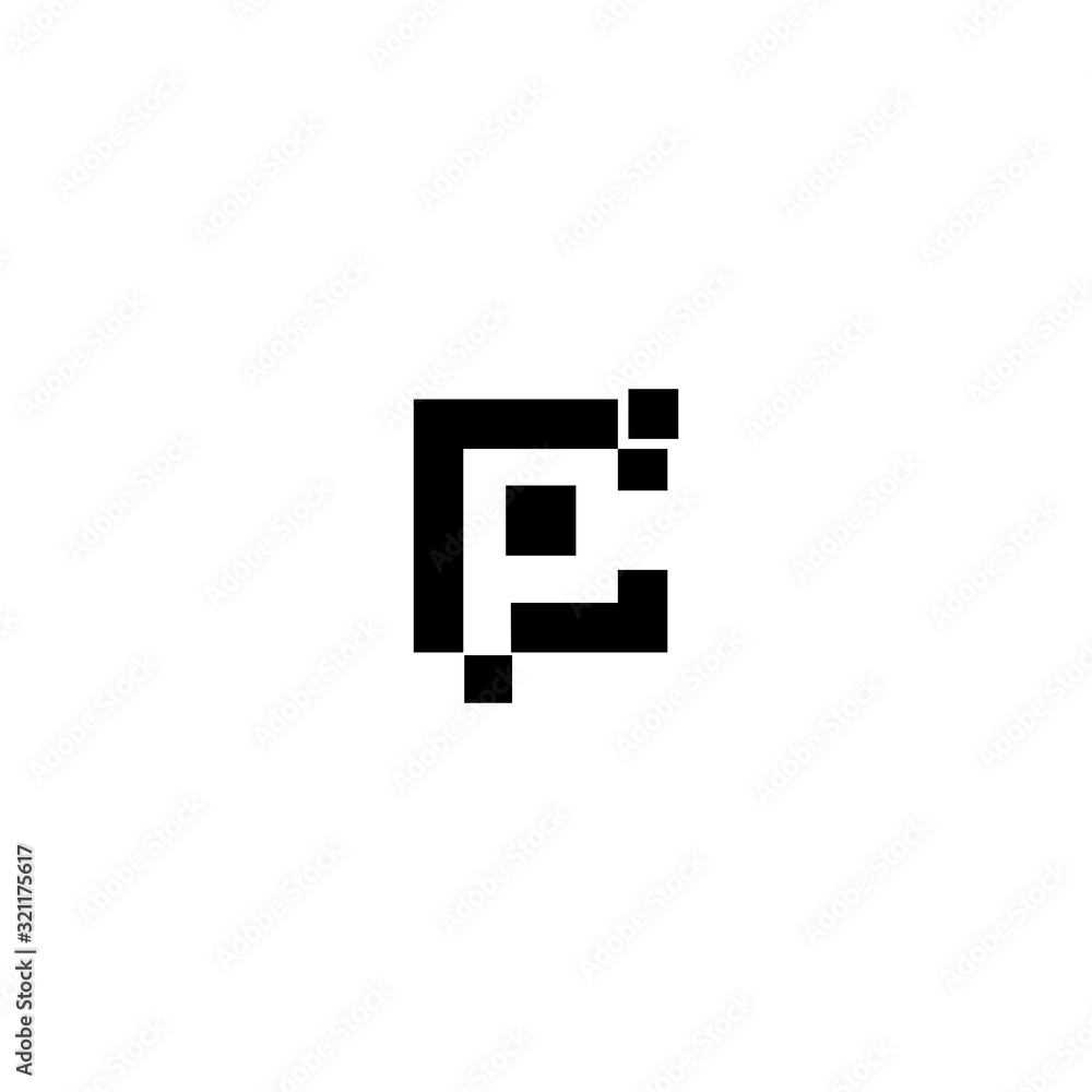PC P C Unique Letter Logo Design Vector PC P C Unique Letter Logo Design Vector