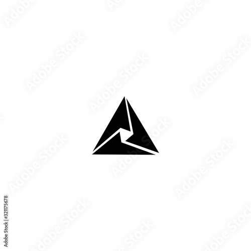 Free Download Triangle Creative Logo Design Vector - GFXLoad