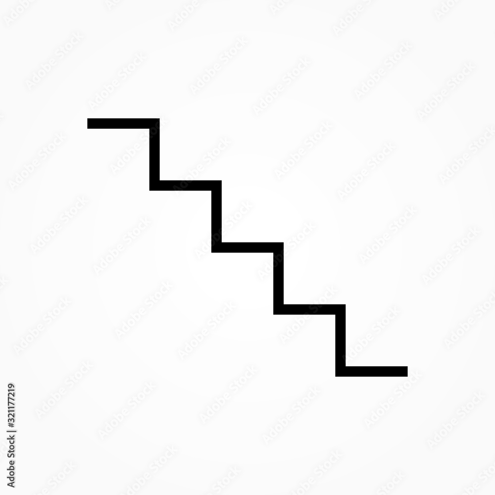 Ladder icon vector business symbol for graphic design, logo, web site, social media, mobile app, ui illustration Ladder icon vector business symbol for graphic design, logo, web site, social media, mobile app, ui illustration