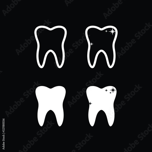 dental vector icon illutration