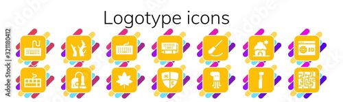 logotype icon set