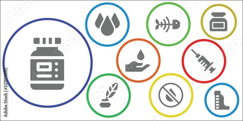 aqua icon set