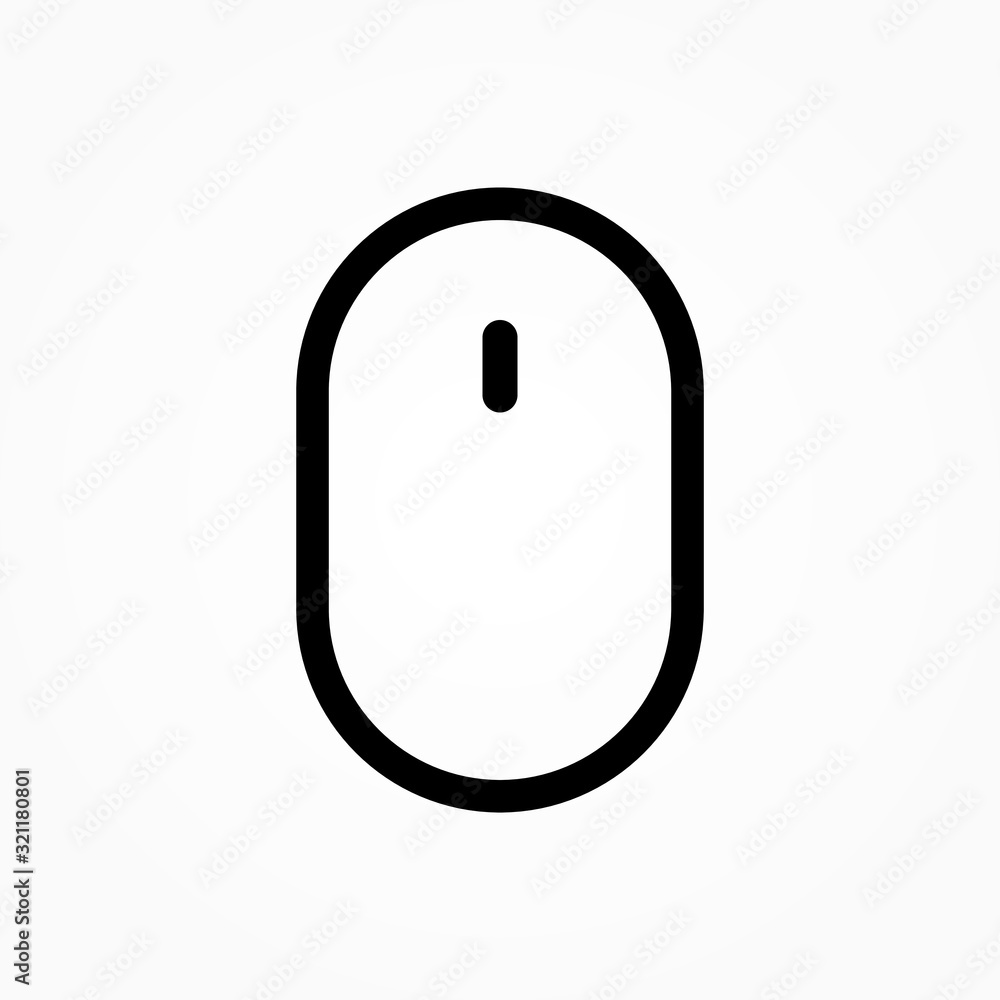 Computer mouse icon. Vector illustration Computer mouse icon. Vector illustration