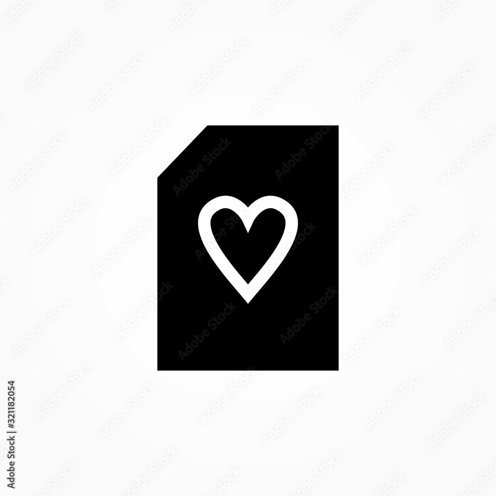 favorite document sign an icon design favorite document sign an icon design