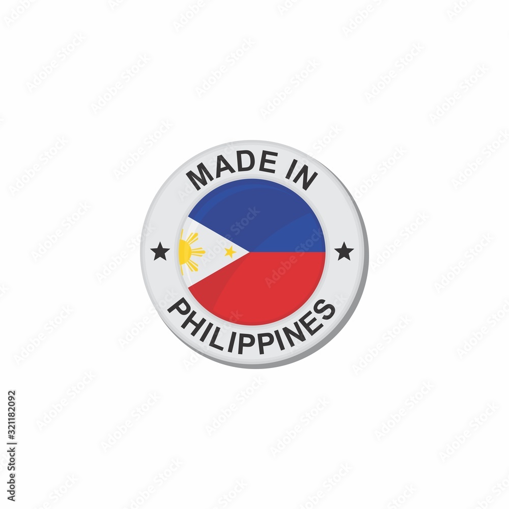 Circle National flag (Made in) - Philippines Circle National flag (Made in) - Philippines