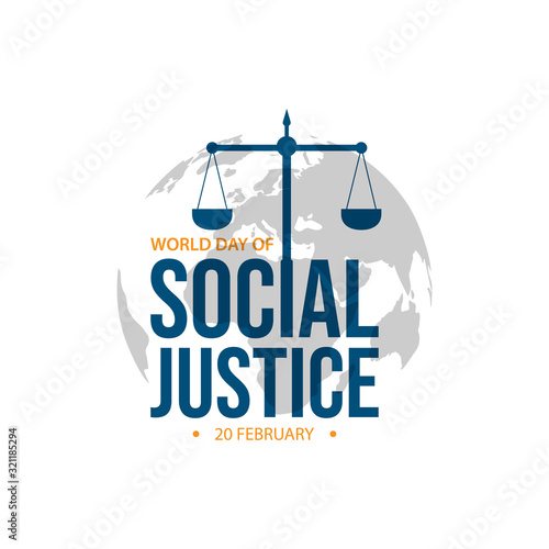 20 february world day of social justice vector
