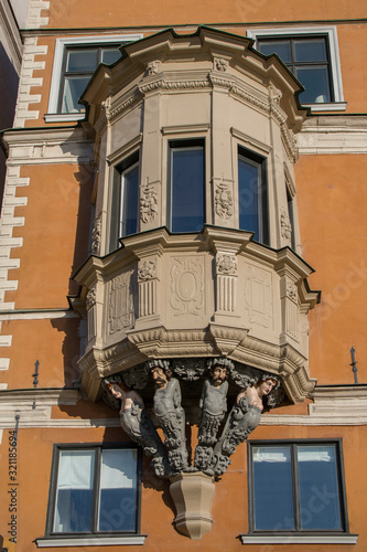 The last Kanarpen in Old Town in Stockholm from the 1700s photo