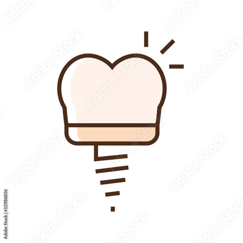 Color icon denture