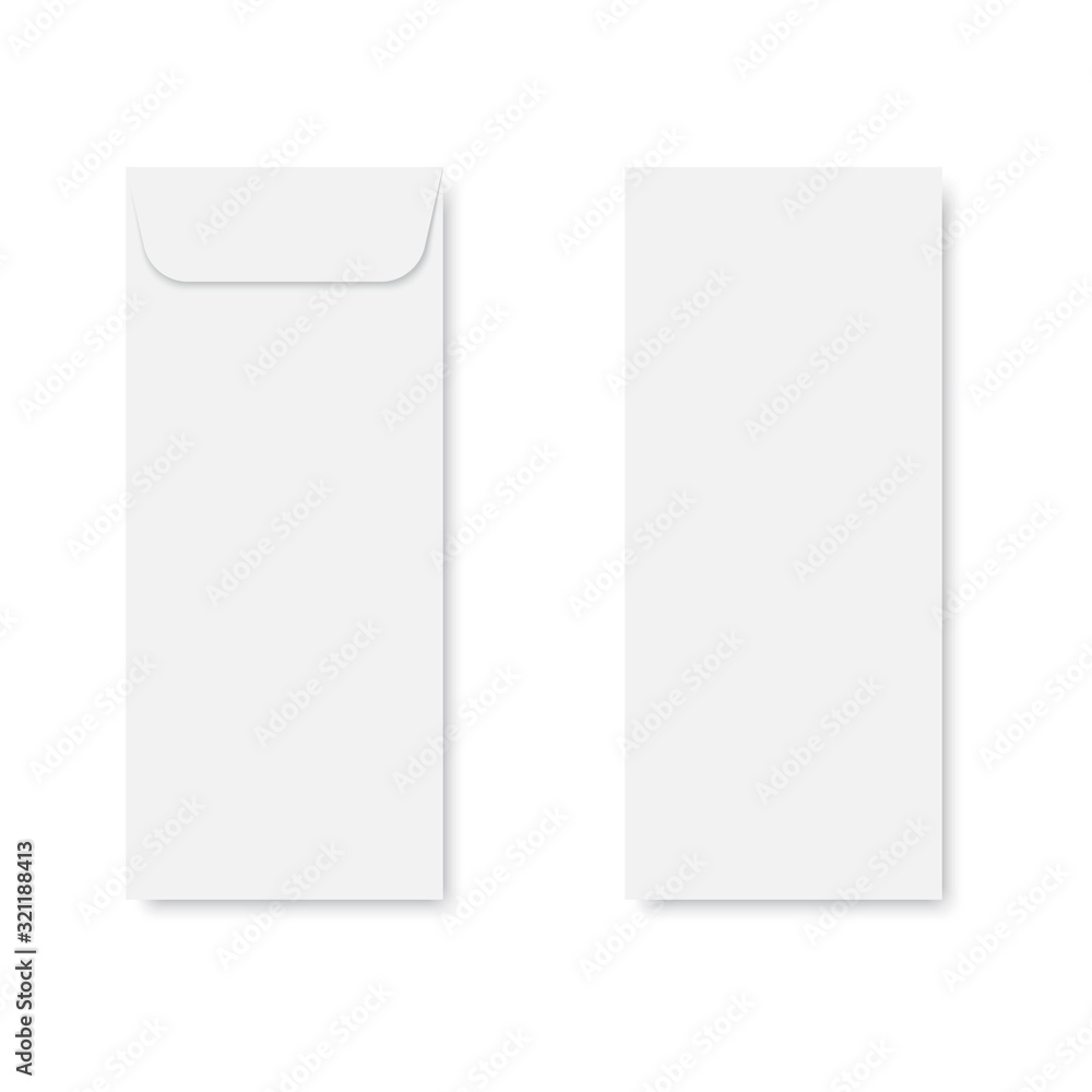 Blank paper envelopes for your design. Vector Blank paper envelopes for your design. Vector
