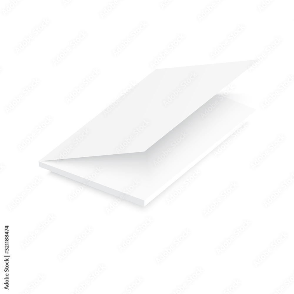 Blank opened magazine cover template. Vector Blank opened magazine cover template. Vector