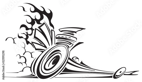 Dragster race car
