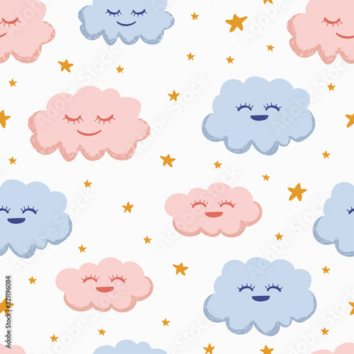 Nursery pattern vector illu...