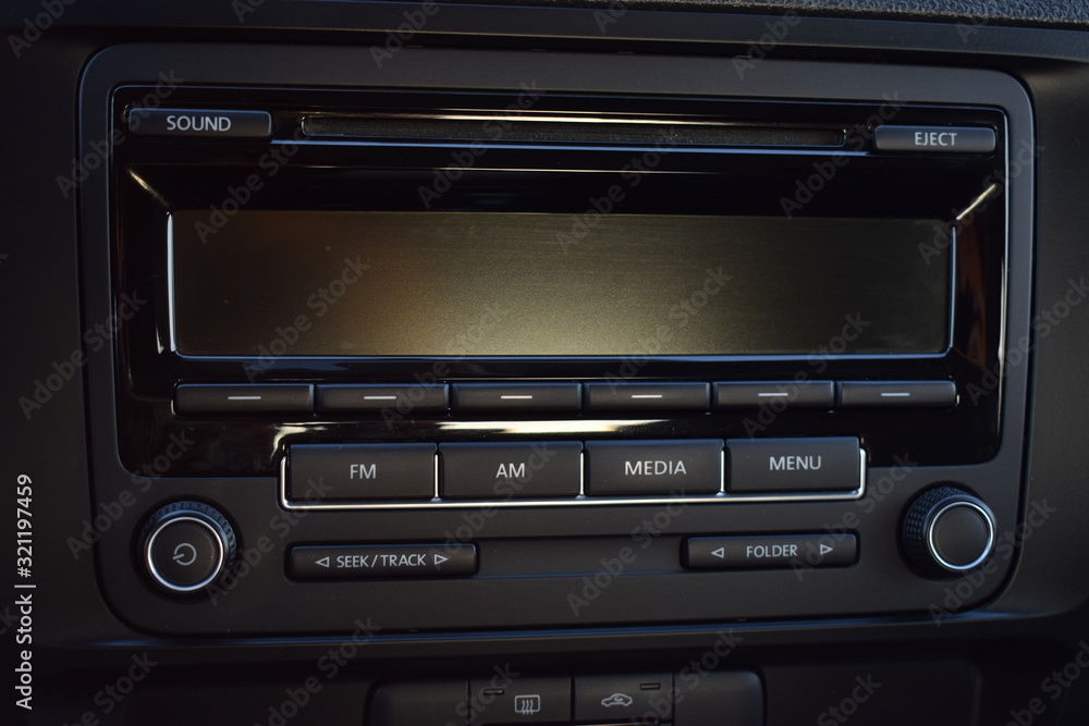 Fototapeta premium car audio system