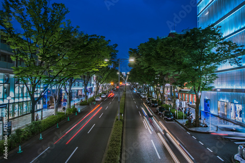 東京　表参道の夜景