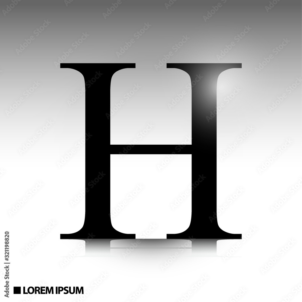 elegant alphabet with glossy effect elegant alphabet with glossy effect