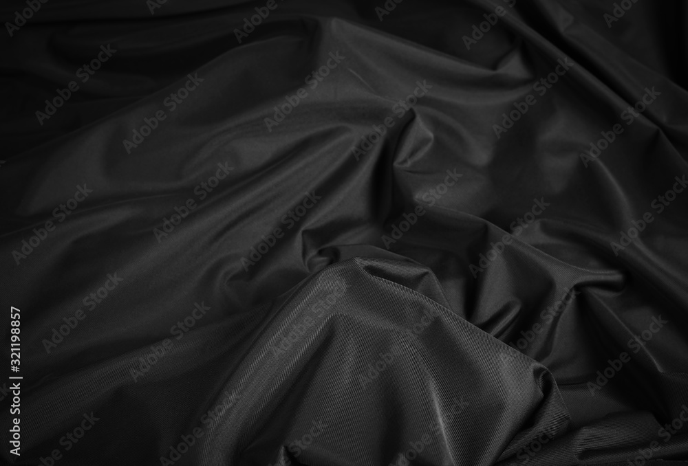 Black curtain background and texture Black curtain background and texture