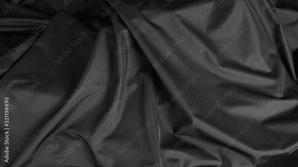 Black curtain background and texture Black curtain background and texture